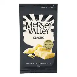 Woolworths Mersey Valley Cheddar Varieties 180g – From the Deli offer