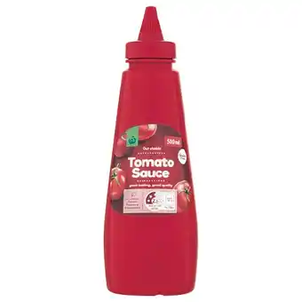 Woolworths Tomato or Barbecue Sauce 500ml