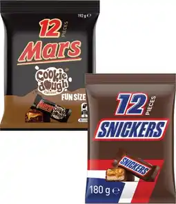 Coles Mars Chocolate Fun Size 132g-192g offer