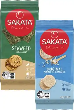 Coles Sakata Rice Crackers 80g-90g offer