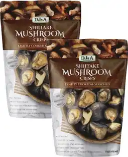 Coles DJ&A Shiitake Mushroom Crisps offer