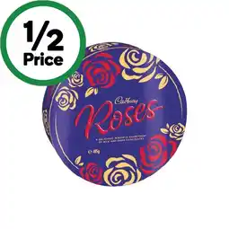 Woolworths Cadbury Roses Tin 485g offer