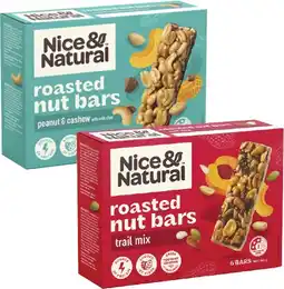 Coles Nice & Natural Nut Bars 180g-192g offer