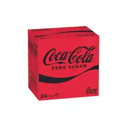 Woolworths Coca-Cola Classic, Zero Sugar or Diet Soft Drink Varieties 24 x 375ml offer