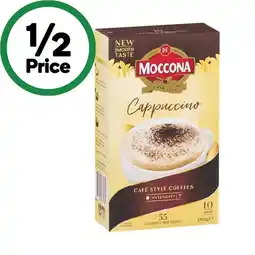 Woolworths Moccona Coffee Sachets Pk 8-10 offer