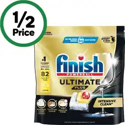 Woolworths Finish Ultimate Plus Dishwasher Tablets Pk 82 offer