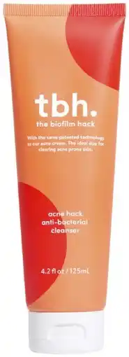 Coles Tbh Acne Hack Anti Bacterial Cleanser 125mL offer