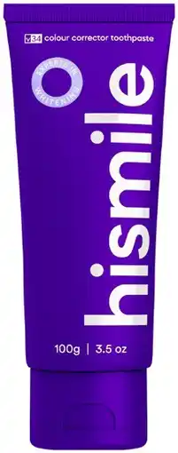 Coles Hismile V34 Whitening Toothpaste 100g offer