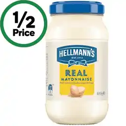 Woolworths Hellmann’s Mayonnaise 400g offer