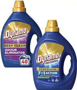 Coles Dynamo Professional Laundry Liquid 2 Litre offer