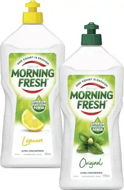 Coles Morning Fresh Dishwashing Liquid 900mL offer