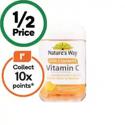 Woolworths Nature’s Way Adult Vita Gummies Vitamin C Pk 120 offer
