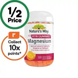 Woolworths Nature’s Way Adult Vita Gummies Magnesium Pk 120 offer