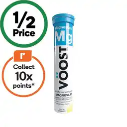 Woolworths Voost Magnesium Effervescent Tablets Pk 20 offer