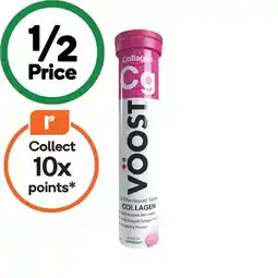 Woolworths Voost Collagen Effervescent Tablets Pk 20 offer