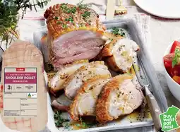 Coles Coles Australian Pork Shoulder Roast Boneless offer
