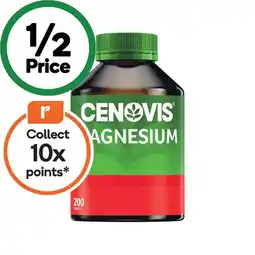 Woolworths Cenovis Magnesium Tablets Pk 200 offer