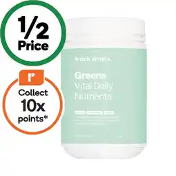 Woolworths Frank Simple. Greens Vital Daily Nutrients Mango & Papaya Powder 450g offer