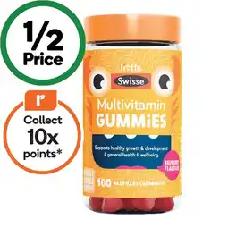 Woolworths Little Swisse Multivitamin Gummies Pk 100 offer