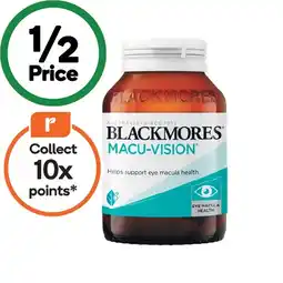 Woolworths Blackmores Macu-Vision Tablets Pk 125 offer