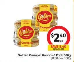 Coles Golden Crumpet Rounds offer