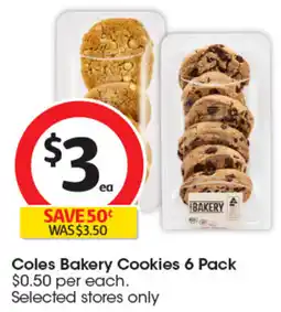 Coles Coles Bakery Cookies offer