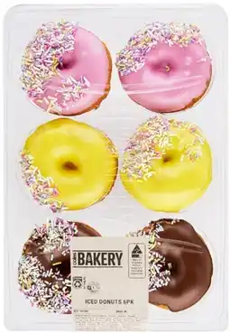 Coles Coles Bakery Iced Donuts 6 Pack offer