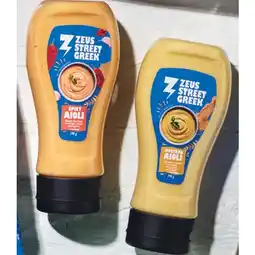 Woolworths Zeus Street Greek Aioli 240g offer