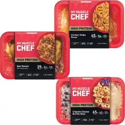 Woolworths My Muscle Chef Varieties 300-450g – From the Fridge offer