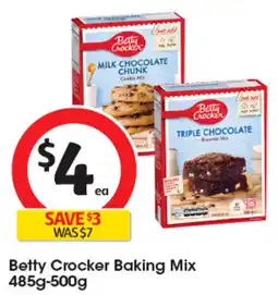 Coles Betty Crocker Baking Mix offer