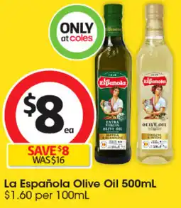 Coles La Española Olive Oil offer