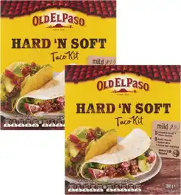 Coles Old El Paso Hard 'N Soft Taco Kit 350g offer