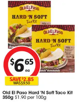 Coles Old El Paso Hard 'N Soft Taco Kit offer