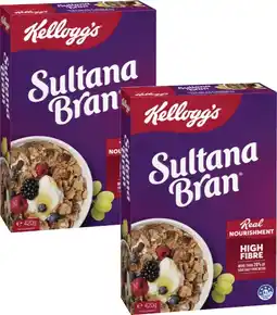 Coles Kellogg's Sultana Bran 420g offer
