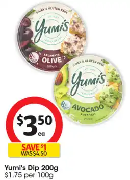 Coles Yumi's Dip offer