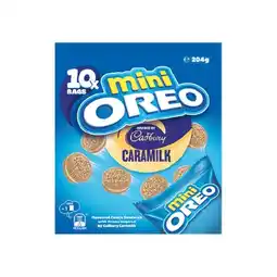 Woolworths Oreo Mini Cookies Multipack 204g Pk 10 offer