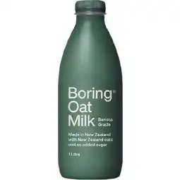Woolworths Boring Oat Milk 1 Litre offer