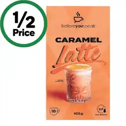 Woolworths Before You Speak Coffee Sachets Pk 10 offer