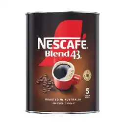 Woolworths Nescafé Blend 43 Coffee 500g offer