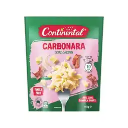 Woolworths Continental Pasta Side Dish Family Pack 145g offer
