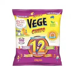 Woolworths Vege Chips or Crackers Multipack 180-250g Pk 12 β From the Health Food Aisle offer
