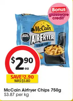 Coles McCain Airfryer Chips offer