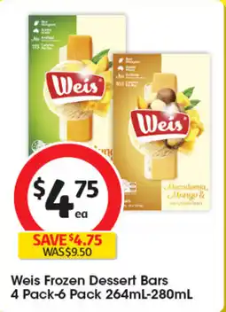 Coles Weis Frozen Dessert Bars offer