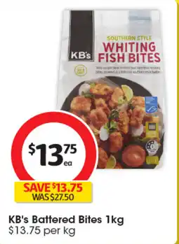 Coles KB's Battered Bites offer