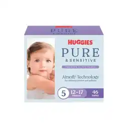 Woolworths Huggies Pure & Sensitive Nappy Pants Pk 40-54 offer