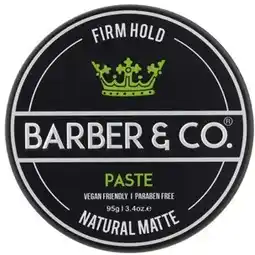 Coles Barber & Co Paste Styler 95g offer