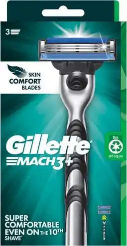 Coles Gillette Mach3+ Razor Kit 1 Each offer