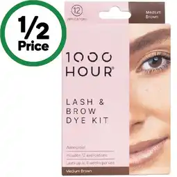 Woolworths 1000 Hour Eyelashes & Brow Dye Kit offer