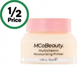 Woolworths MCoBeauty Multivitamin Moisturising Primer 50ml offer
