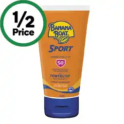 Woolworths Banana Boat SPF 50+ Sport Sunscreen Lotion 100g^ offer